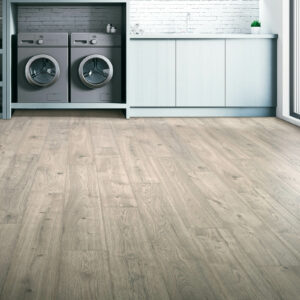 Laundry room Laminate flooring | Hubbard Flooring Studio