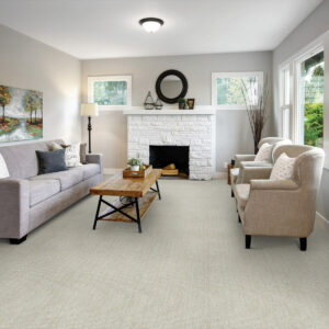 Living room carpet flooring | Hubbard Flooring Studio